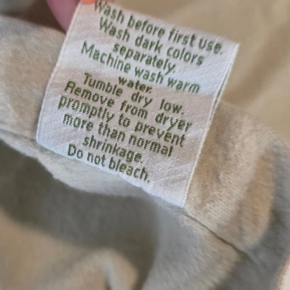 Garnet Hill Flannel Pillowcase King Size Beige 100% Cotton Germany